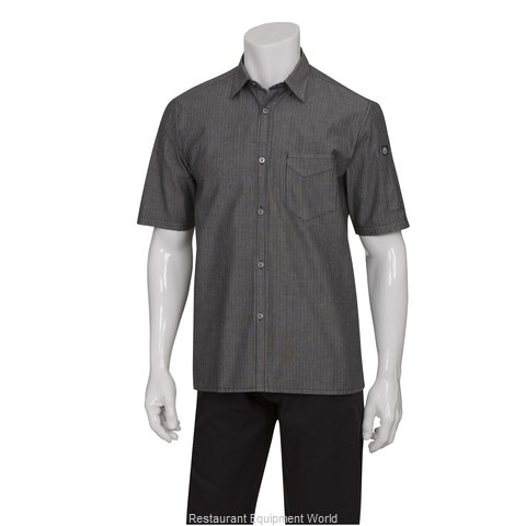 Chef Works SKS003BLKXL Cook's Shirt