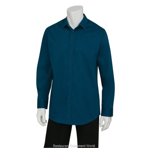 Chef Works SLMNP009BLU2XL Dress Shirt