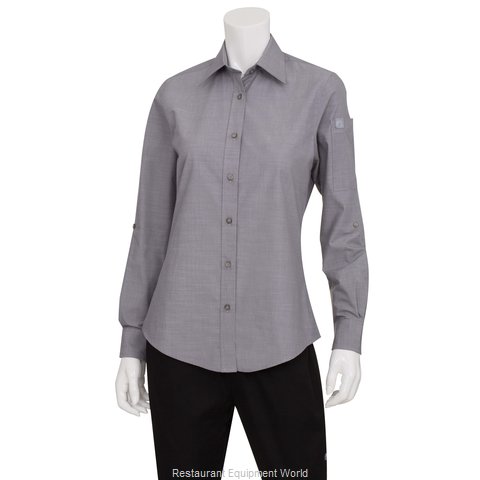 Chef Works SLWCH002GRYL Dress Shirt