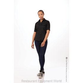 Chef Works WPDSBLK3XL Dress Shirt