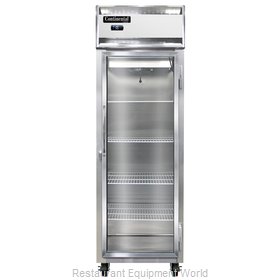 Continental Refrigerator 1F-LT-SS-GD Freezer, Low Temperature, Reach-In