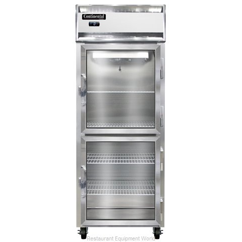 Continental Refrigerator 1FE-GD-HD Freezer, Reach-In