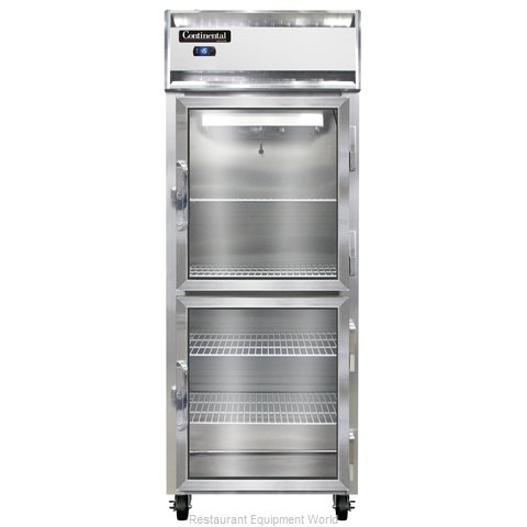 Continental Refrigerator 1FE-LT-GD-HD Freezer, Low Temperature, Reach-In