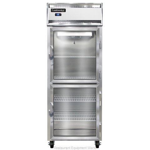 Continental Refrigerator 1FE-LT-SA-GD-HD Freezer, Low Temperature, Reach-In