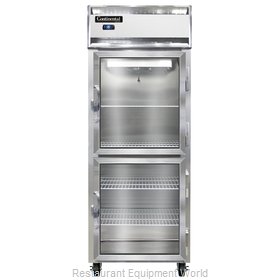 Continental Refrigerator 1FE-LT-SS-GD-HD Freezer, Low Temperature, Reach-In