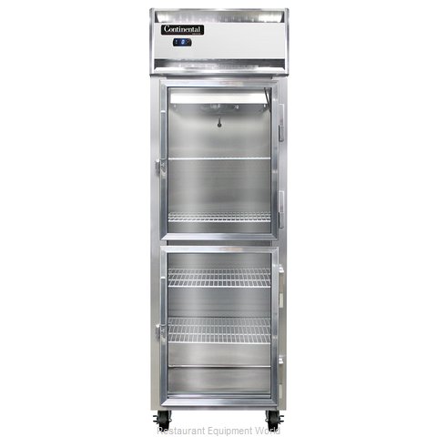 Continental Refrigerator 1FS-GD-HD Freezer, Reach-In