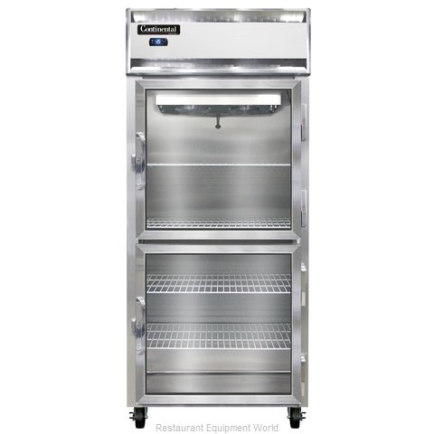 Continental Refrigerator 1FX-LT-GD-HD Freezer, Low Temperature, Reach-In