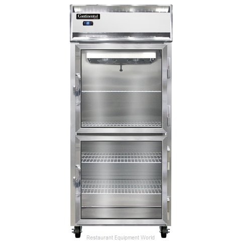 Continental Refrigerator 1FX-LT-SS-GD-HD Freezer, Low Temperature, Reach-In