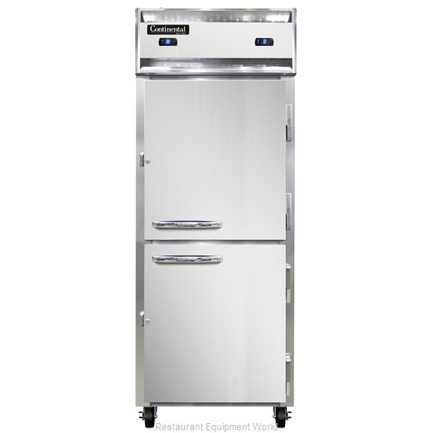 Continental Refrigerator 1RFE-SS-HD Refrigerator Freezer, Reach-In