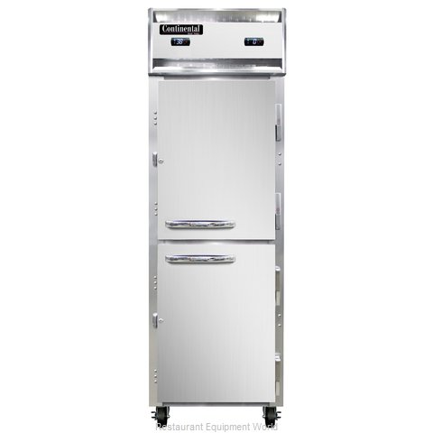 Continental Refrigerator 1RFNSSHD Refrigerator Freezer, Reach-In