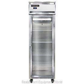 Continental Refrigerator 1RS-SS-GD Refrigerator, Reach-In