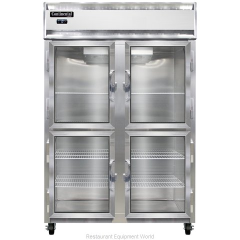 Continental Refrigerator 2F-SA-GD-HD Freezer, Reach-In