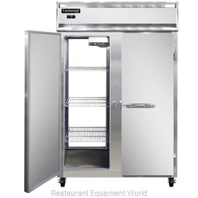 Continental Refrigerator 2F-SS-PT Freezer, Pass-Thru