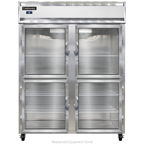 Continental Refrigerator 2FE-LT-GD-HD Freezer, Low Temperature, Reach-In