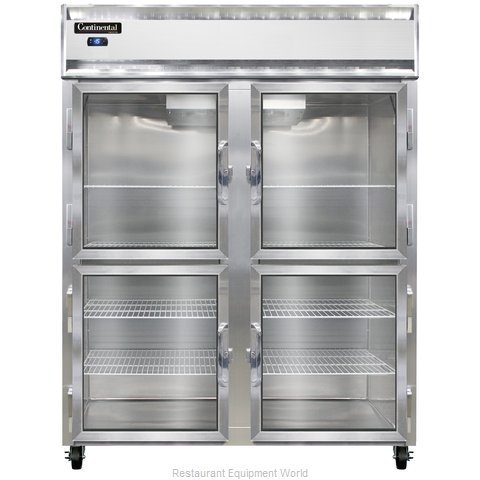 Continental Refrigerator 2FE-LT-GD-HD Freezer, Low Temperature, Reach-In