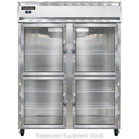 Continental Refrigerator 2FE-LT-GD-HD Freezer, Low Temperature, Reach-In