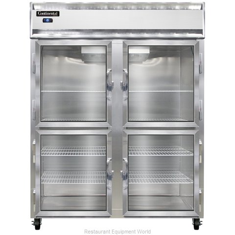 Continental Refrigerator 2FE-LT-SA-GD-HD Freezer, Low Temperature, Reach-In