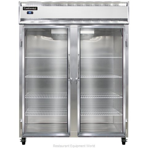 Continental Refrigerator 2FE-LT-SA-GD Freezer, Low Temperature, Reach-In