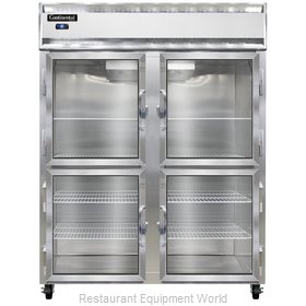 Continental Refrigerator 2FE-LT-SS-GD-HD Freezer, Low Temperature, Reach-In