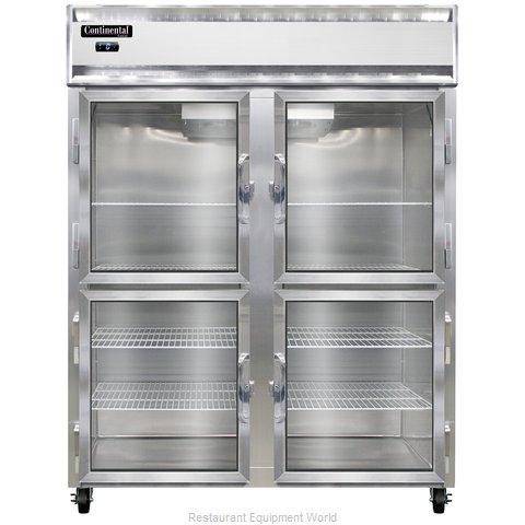 Continental Refrigerator 2FE-SA-GD-HD Freezer, Reach-In
