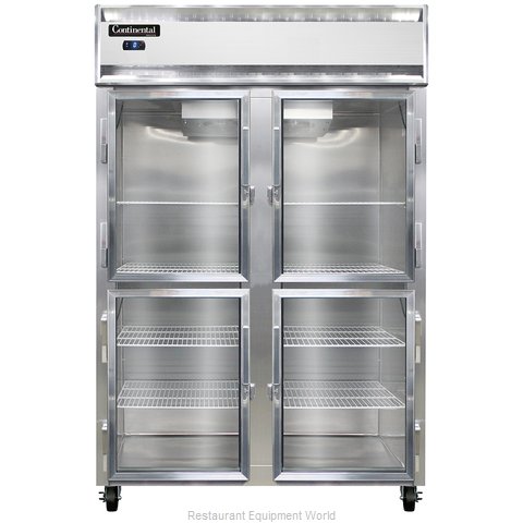 Continental Refrigerator 2FS-GD-HD Freezer, Reach-In