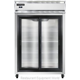 Continental Refrigerator 2R-SS-SGD Refrigerator, Reach-In