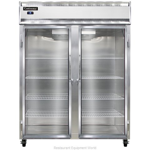 Continental Refrigerator 2RE-GD Refrigerator, Reach-In