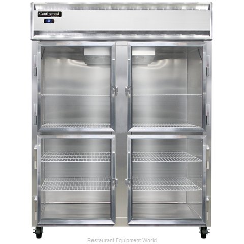 Continental Refrigerator 2RE-SA-GD-HD Refrigerator, Reach-In