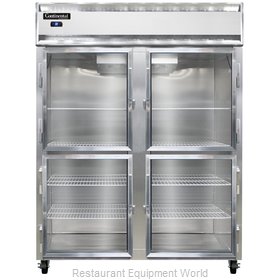 Continental Refrigerator 2RE-SA-GD-HD Refrigerator, Reach-In