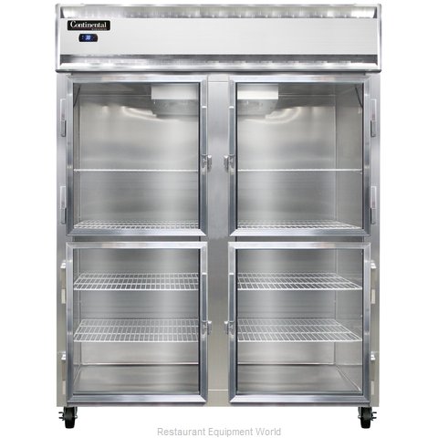 Continental Refrigerator 2RE-SS-GD-HD Refrigerator, Reach-In