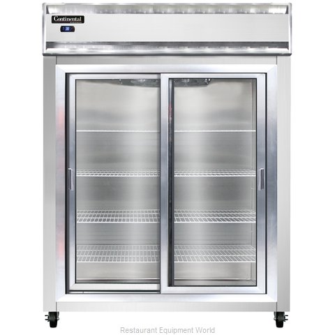 Continental Refrigerator 2RE-SS-SGD Refrigerator, Reach-In