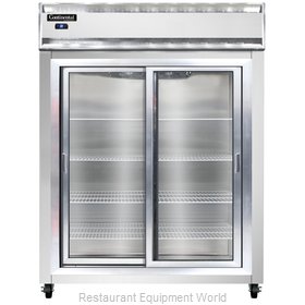 Continental Refrigerator 2RE-SS-SGD Refrigerator, Reach-In