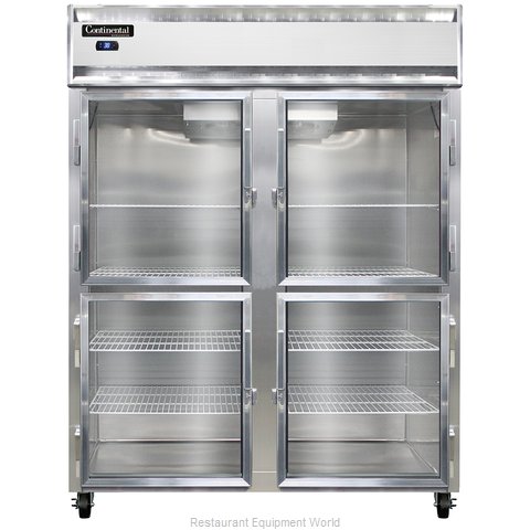 Continental Refrigerator 2RES-GD-HD Refrigerator, Reach-In