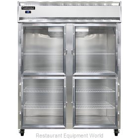 Continental Refrigerator 2RES-GD-HD Refrigerator, Reach-In