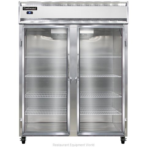 Continental Refrigerator 2RES-GD Refrigerator, Reach-In