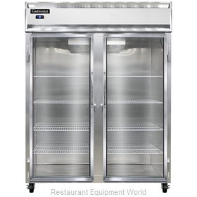 Continental Refrigerator 2RES-GD Refrigerator, Reach-In