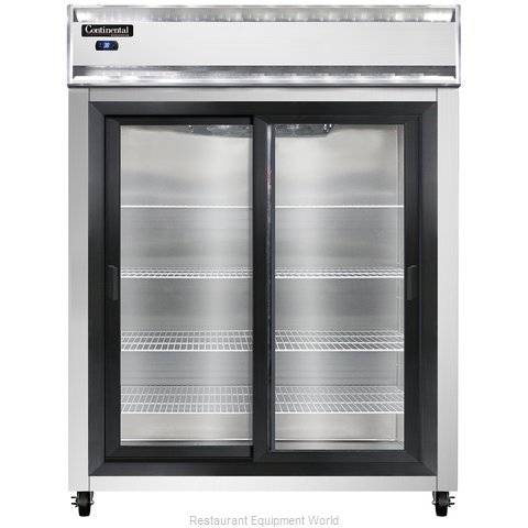 Continental Refrigerator 2RES-SGD Refrigerator, Reach-In