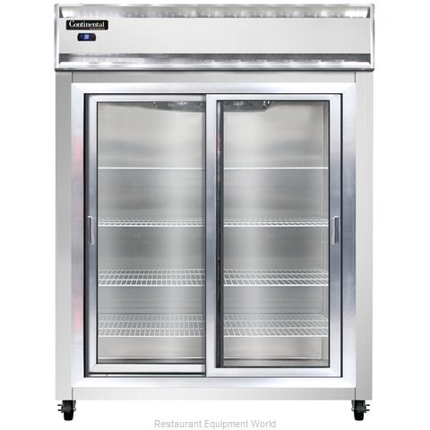 Continental Refrigerator 2RESNSSSGD Refrigerator, Reach-In