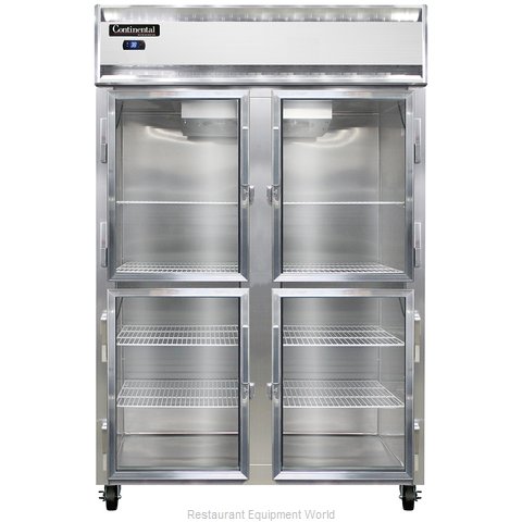 Continental Refrigerator 2RS-GD-HD Refrigerator, Reach-In