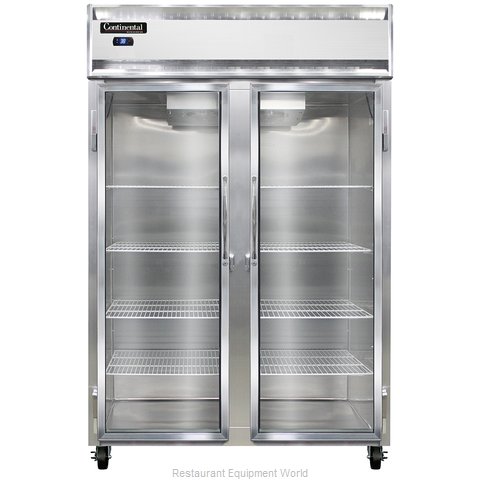 Continental Refrigerator 2RS-GD Refrigerator, Reach-In