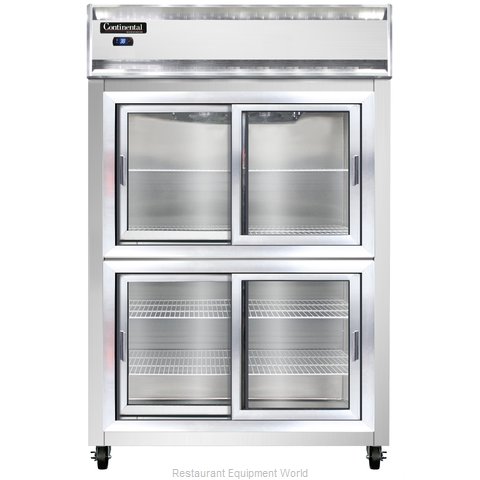 Continental Refrigerator 2RS-SA-SGD-HD Refrigerator, Reach-In