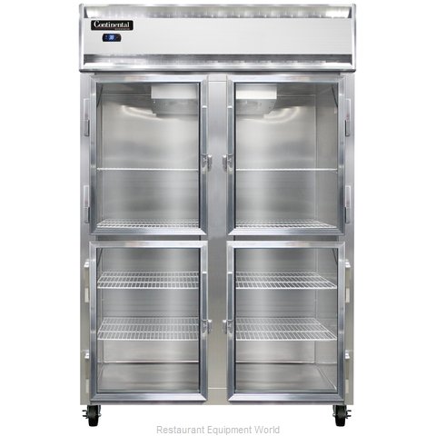 Continental Refrigerator 2RS-SS-GD-HD Refrigerator, Reach-In