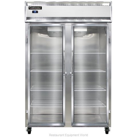 Continental Refrigerator 2RS-SS-GD Refrigerator, Reach-In