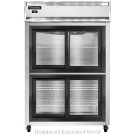 Continental Refrigerator 2RSNSGDHD Refrigerator, Reach-In