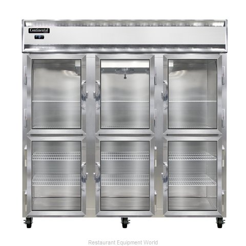 Continental Refrigerator 3F-GD-HD Freezer, Reach-In