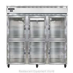 Continental Refrigerator 3F-LT-SS-GD-HD Freezer, Low Temperature, Reach-In