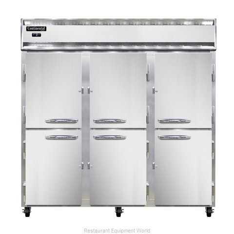 Continental Refrigerator 3F-SS-HD Freezer, Reach-In