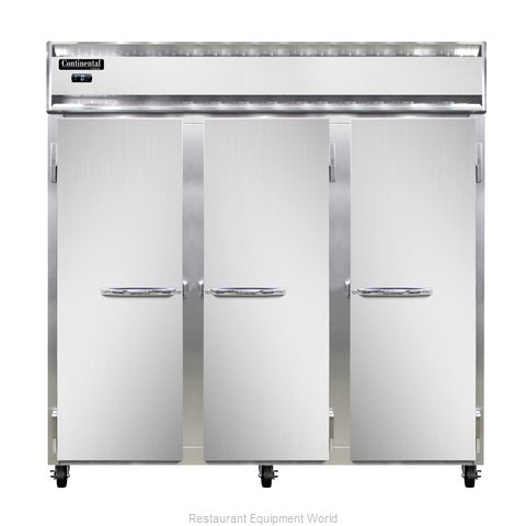 Continental Refrigerator 3F-SS-PT Freezer, Pass-Thru