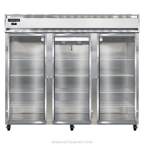 Continental Refrigerator 3FE-GD Freezer, Reach-In