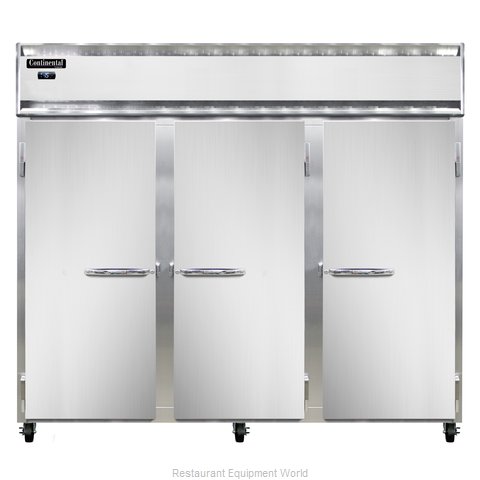 Continental Refrigerator 3FE-LT Freezer, Low Temperature, Reach-In